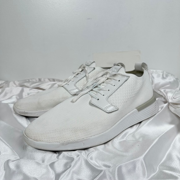 Wolf & Shepherd SwiftKnit Oxford Sneakers Lightweight White Casual Shoes M10 W12 - Picture 1 of 9